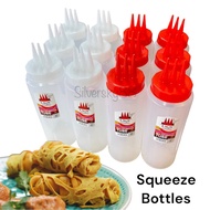 Squeeze bottle Roti Jala Sauce Nozzle Condiments Plastic Bottle