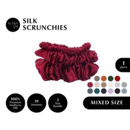 SUTRA SILK 19 Momme Mixed Size Silk Scrunchies