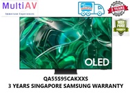 SAMSUNG QD-OLED QA55S95CAKXXS * 55INCH 4K QD-OLED SMART TV * BEST OLED LAUNCH OF THE YEAR * 2023 NEW MODEL * 100% COLOUR * 100% CONTRAST * LASER SLIM DESIGN * 55S95C * 55S95 * QA55S95C *3 YEARS SINGAPORE SAMSUNG WARRANTY  * NEW SET * SEALED SET