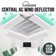 Central Aircon Cassette Wind Deflector Ceiling Air Conditioner Unit Airflow Diverter Air Con Shield Windshield