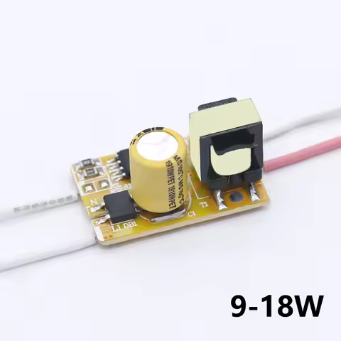 LED Driver 9W-18W Power Supply Constant Current 70-130mA DC30-160V Automatic Voltage Control Lightin