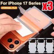 3pcs Full Coverage Hydrogel Film Screen Protector, Compatible With IPhone 17/17 Pro Max/17 Pro/Air/1