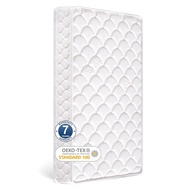 Crib Mattress And Toddler Mattress 52 X 27.6 X 5, 100% Knitted Fabric, Moisture Absorbent And Breath