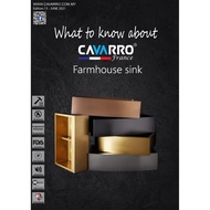 [3022S] CAVARRO FARMHOUSE SINK ~ SINGLE