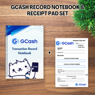 JM Creatink Gcash Record Notebook + Transaction Slip Receipt Pad Set