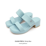 Sweet Palettes รองเท้าหนังแกะ Cloud Freya Windy Blue
