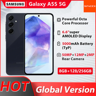 Global Version Samsung Galaxy A55 5G Smartphone Exynos 1380 Octa Core 6.4'' 120Hz Super AMOLED Displ