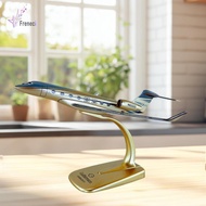 [Freneci] Airplane Model Souvenir Gift Realistic Simulated G650er Aircraft Model with Stand Desktop 
