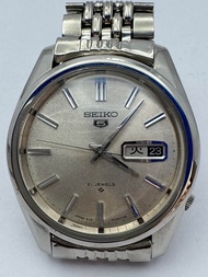 SEIKO5 21 JEWELS Automatic ตัวเรือนสแตนเลส นาฬิกาผู้ชาย มือสองของแท้