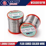 (1.0mm 250Gram) ASAHI SOLDER LEAD Mekko WC60B10FM Soldering Lead Solder Wire