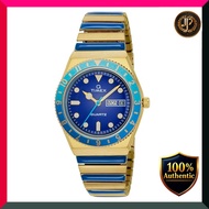 [TIMEX] Q TIMEX watch quartz 5 ATM water resistant plastic blue dial TW2V38500 Ladies [Genuine
