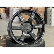 New 18x9.5J AOW TE37 SAGA Rim (set of 4) 5x120 DGM for FK2R FK8R FL5R Civic Type R