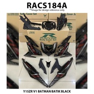 Cover Set Rapido Yamaha Y15ZR V1 V2 Batman Batik Red Blue Motor Body Set Accessories Spare Parts Y15