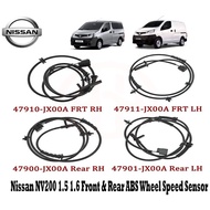 Nissan NV200 / Evalia M20M 1.5 1.6 Front &amp; Rear ABS Wheel Speed Sensor Speed Sensor Oem