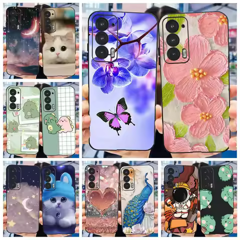 For Motorola Moto Edge 20 Pro Case New Fashion Painted Cover Soft Silicone Phone Case For Motorola E