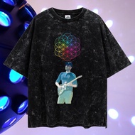 LASTHOPE 'COLDPLAY' WASHING TSHIRT COLDPLAY T-SHIRT/ COLDPLAYkaos band COLDPLAY CONCERT T-SHIRT/