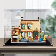 Lego 21324 芝麻街透明展示盒 | Popmart Labubu Zimomo收藏箱 | 卡通模型收纳盒 Kotak Pameran Lego Sesame Street