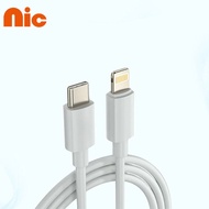 NIC USB-C to Lightning Cable  1 เมตร  สายชาร์จเร็ว iPhone 5/6/7/8/9/X/11/12/13/14/15