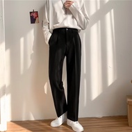 Summer thin suit Pants Men Slim Khaki Korean Version Of The Trend Of Men Straight Suit Pants seluar 