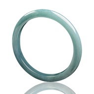 Ice bottom blue water Guatemala A-grade natural circle jade bracelet bracelet Fashion Bangle Bracele
