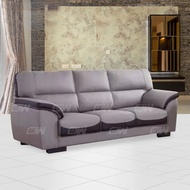 3 Seater Premium Leather Sofa / CASA Leather Sofa / Lounge Chair / Lounge Sofa / Relax Sofa Set - Grey Color