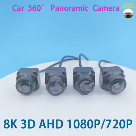 8K AHD 1080P 720P 3D Car 360 Panoramic camera 4 pieces square cameras For Android Radio 360APP SN307