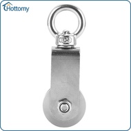 Pulley Block Lifting Wheel Heavy Duty Stainless Steel Low Noise Wheel Pulley for Wire Rope DIY Home 