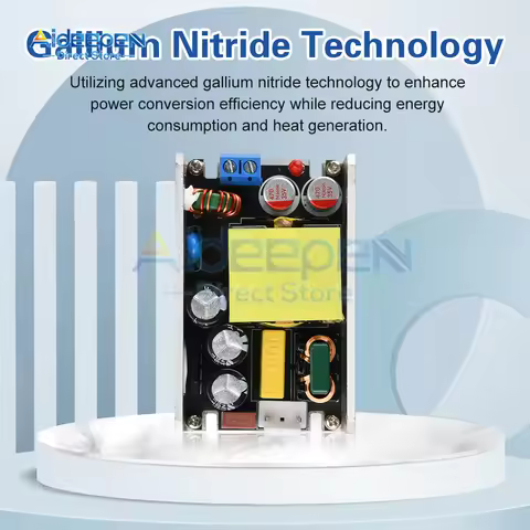 Universal 100W Power Supply Board With GaN AC 95-265V to DC 24V 4A 12V 8A for Industrial/LED Lightin