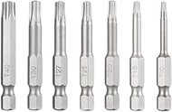 7Pcs 5 Point Security Star Torx Screwdriver Bits Set 5-Pointed Screwdriver Bit 50mm Length for Elect