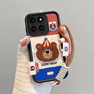 Suitable for honor X6B Phone Case Embroidered Leather Grain honor x6b Couple Cartoon ry x6b Cute Fem