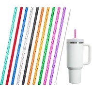 （1Support）Stanley Cup Replacement Straws,12 Inch(31cm)Extra-long straw Applicable Stanley40/30 Ounce