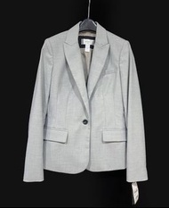 🔥 特價全新🔥  MANGO專櫃女裝灰色西裝外套 棉質外套 催筆套裝外套 EUR36號