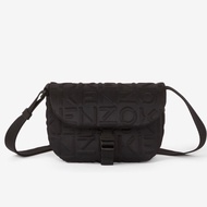 High-quality KENZO Messenger Bag Three-Dimensional Embossed Letter LOGO Flip Style Ladies Casual All-Match Du