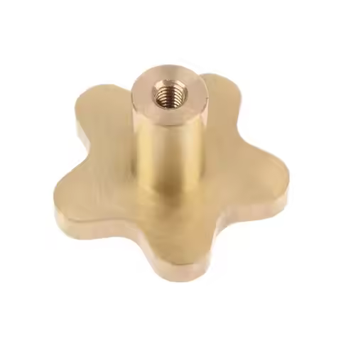 Five Pointed Star Furniture Handles Pure Copper Non-Toxic Cabinet Knobs for Children Room Dresser Dr