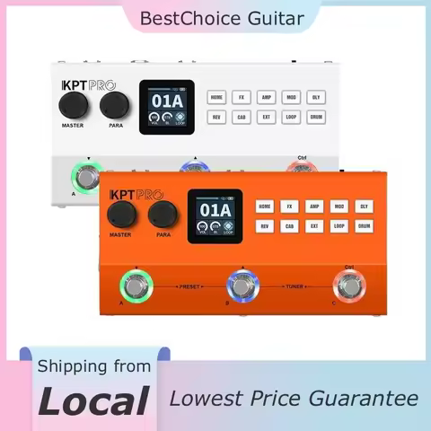 Yuimer KPT PRO Electric Guitar Bass Multi-Effects Processor TANK-G Upgraded KPTPRO Effector Pedal Fr