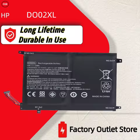 Wholesale And Retail❗❗❗ DO02XL For HP Battery Pavilion X2 10-N002NA 10-N100NIA 10-N120TU 10-N202NA 1