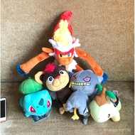 Pokémon Pet Pocket Monster Bulbasaur Bulbasaur Grass Seed Turtle Fire Monkey Little Lion Plush Toy