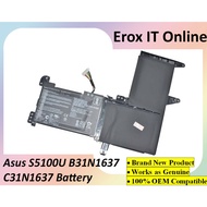 Asus A510 A510U 15 N580GD N580VD X510U S510U N580 X510UR B31N1637 C31N1637 Laptop Battery