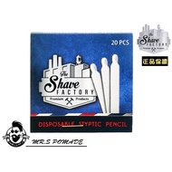 [Mr. S] American Shave Factory Alum Stick Bar Disposable Shaving 20 Pcs Pen