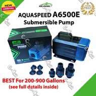 Aquaspeed A6500E Pond Water Pump for 200-900 Gallons (pwd)(pnd)(200gl)(300gl)(800gl)(900gl)(700gl)
