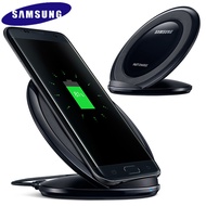 แท่นชาร์จไร้สาย Samsung S7 Original Fast Qi Wireless Charger สำหรับ Samsung Galaxy S22 S21 S20 Ultra S10 S9 S8 Plus Note8 Note9/iPhone14 13 EP-N5100 HUAWEI XIAOMI 12