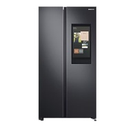 ( DELIVER KL AND SELANGOR  ) SAMSUNG Refrigerator SBS Family Hub 661L Black RS62T5F01B4/ME