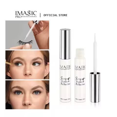 IMAGIC 5ml False Eyelash Extension Glue Waterproof Fast Dry Long Lasting Strong No Irritation Transp