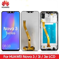 Original LCD For Huawei Nova 3 3I 3E P Smart Plus PAR LX1 LX9 INE LX2 L21 ANE LX3 L23 LCD Dispaly To