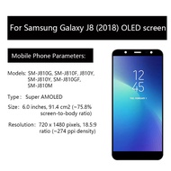 For Samsung Galaxy J8  J810G, J810F, J810Y,  J810GF, J810M LCD display Touch Screen Assembly for Sam