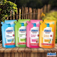 Aiken Pouch 850ml Shower Bath Soap Creme Cream Gel Body Wash Sabun Mandi All Variant