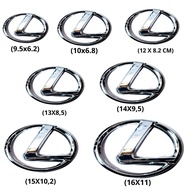 LEXUS CHROME CAR LOGO EMBLEM
