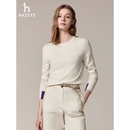 Hazzys Hazzys 2026 Autumn Women's Top Sports Pullover Sweater Women Autumn Winter Long-Sleeved Casua