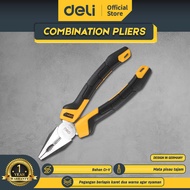 Deli Linesman Plier/ Tang Kombinasi 6/7/8" Chrome PVC Perkakas DL200XZ
