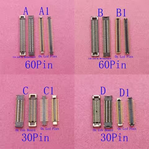 2-10Pcs LCD Display Usb Charger Charging Screen FPC Plug Connector For Samsung Galaxy A01 A015F 2020